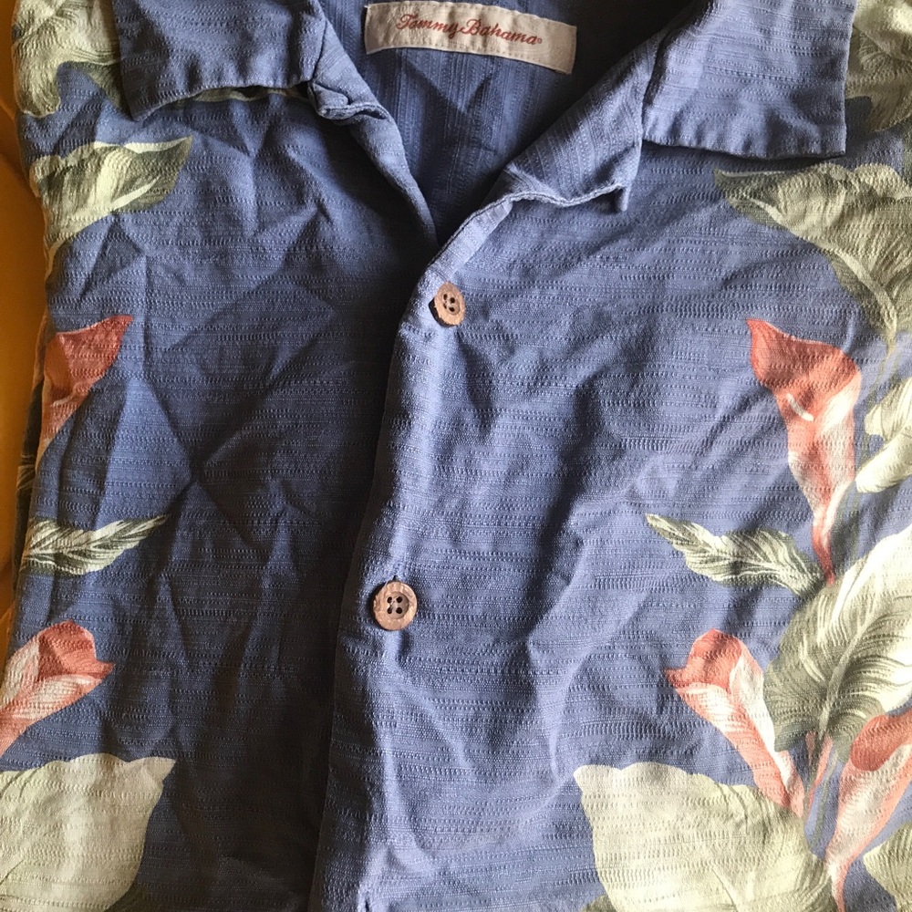 Tommy Bahama Blue Floral Men's Shirt